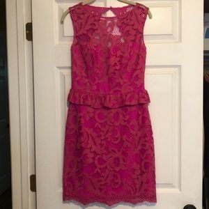 Lilly Pulitzer Kiri lace peplum dress
